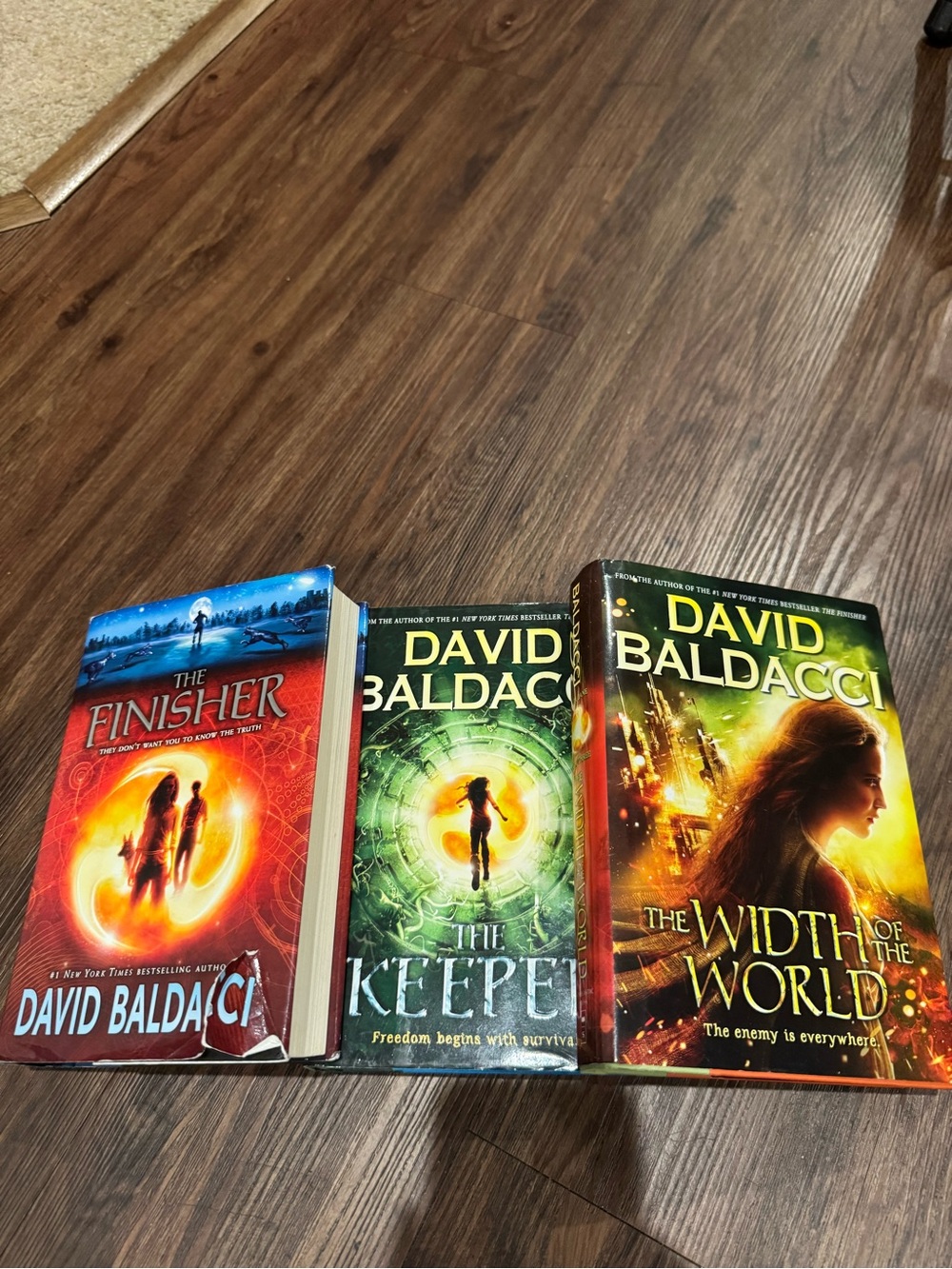 David Baldacci used hardback Book Set of 3